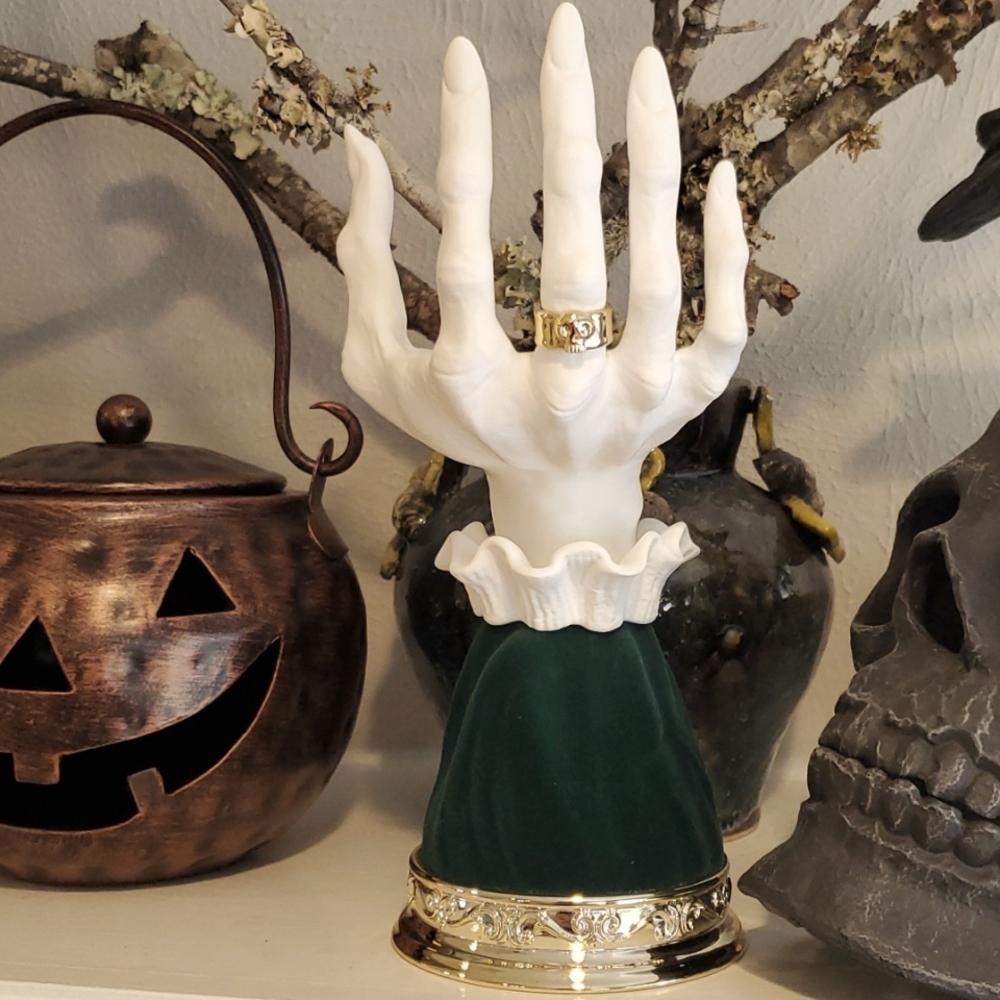 Bath & Body Works Witch Hand Halloween pedestal candle holder LAST ONE